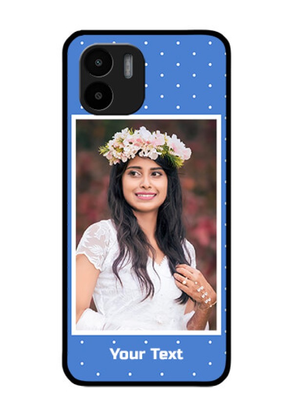 Xiaomi Redmi A2 Photo Printing on Glass Case - Polka dots design