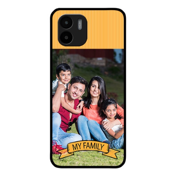 Xiaomi Redmi A2 Custom Glass Phone Case - My Family Design