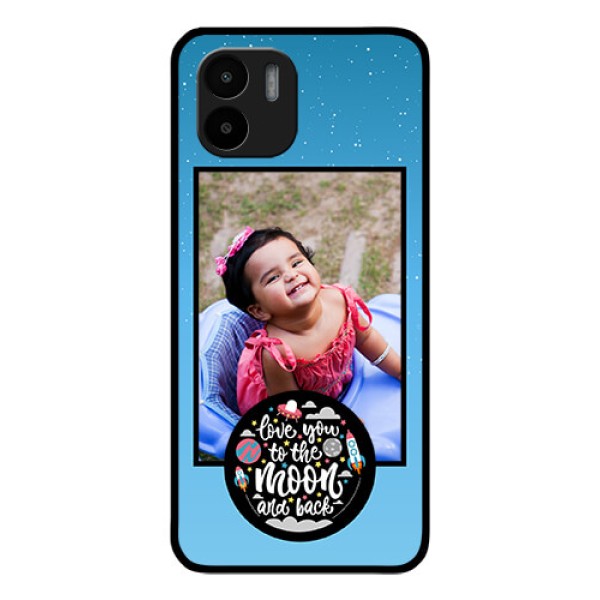 Xiaomi Redmi A2 Custom Glass Mobile Case - Wave Pattern Colorful Design Xiaomi Redmi A2 Custom Glass Mobile Case - Wave Pattern Colorful Design