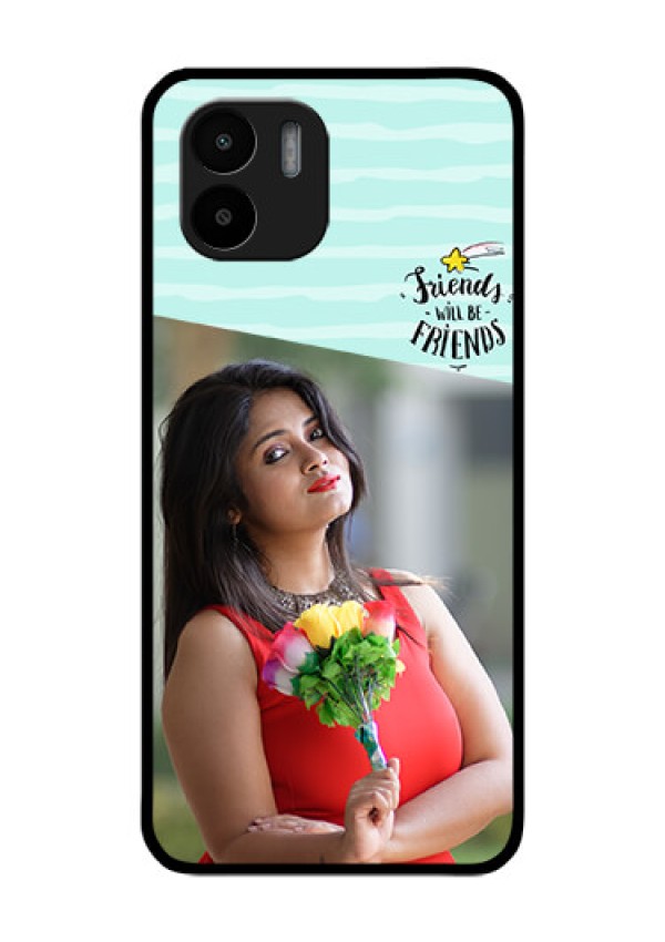 Xiaomi Redmi A2 Custom Glass Phone Case - Friends Picture Icon Design