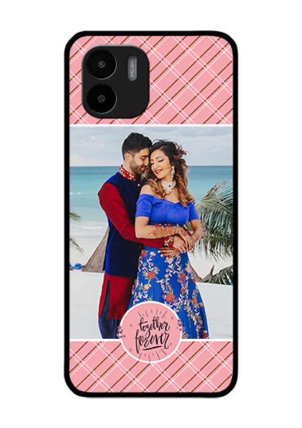 Xiaomi Redmi A2 Personalized Glass Phone Case - Together Forever Design