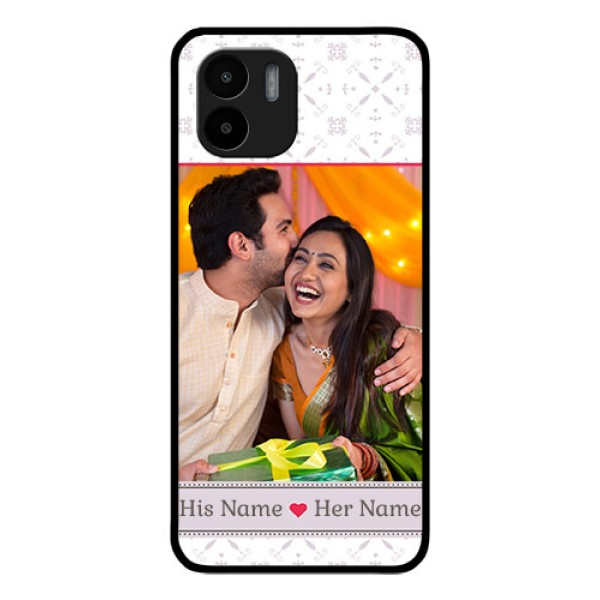 Xiaomi Redmi A2 Custom Glass Mobile Case - with Photo and Ethnic Design Xiaomi Redmi A2 Custom Glass Mobile Case - with Photo and Ethnic Design