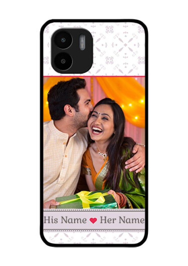 Xiaomi Redmi A2 Custom Glass Mobile Case - with Photo and Ethnic Design