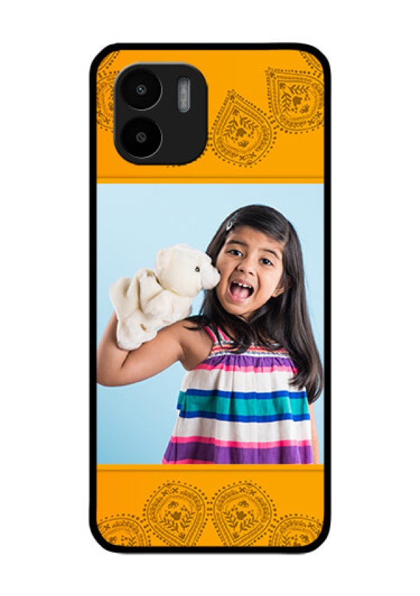 Xiaomi Redmi A2 Personalized Glass Phone Case - Photo Wedding Design