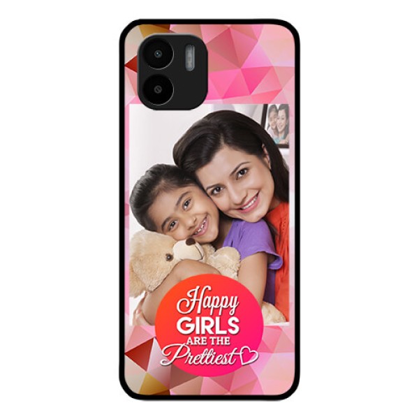Xiaomi Redmi A2 Photo Printing on Glass Case - Abstract Triangle Design