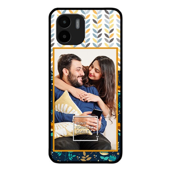 Xiaomi Redmi A2 Custom Glass Mobile Case - Pattern Design
