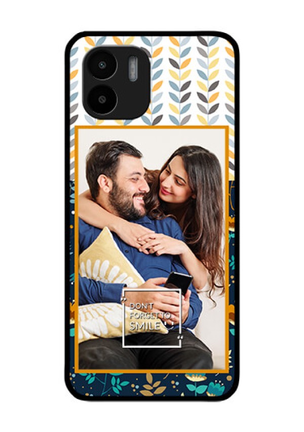 Xiaomi Redmi A2 Custom Glass Mobile Case - Pattern Design