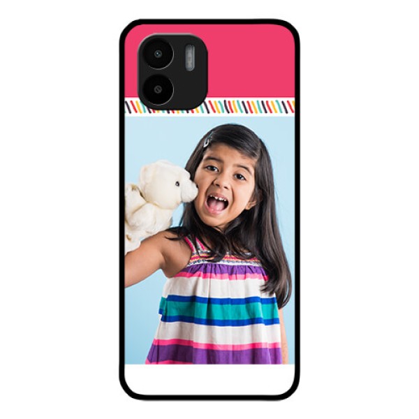 Xiaomi Redmi A2 Personalized Glass Phone Case - Line art design Xiaomi Redmi A2 Personalized Glass Phone Case - Line art design