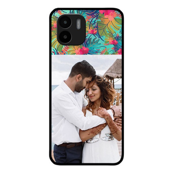 Xiaomi Redmi A2 Photo Printing on Glass Case - Watercolor Floral Design Xiaomi Redmi A2 Photo Printing on Glass Case - Watercolor Floral Design