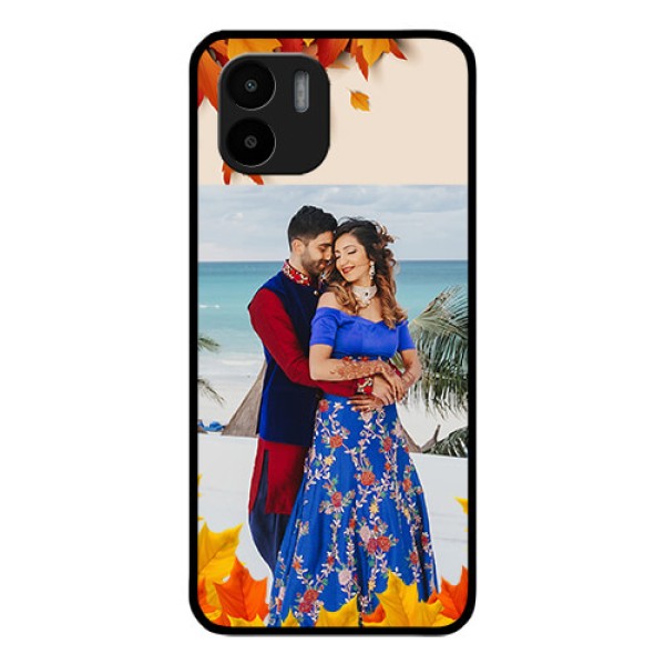 Xiaomi Redmi A2 Photo Printing on Glass Case - Autumn Maple Leaves Design Xiaomi Redmi A2 Photo Printing on Glass Case - Autumn Maple Leaves Design