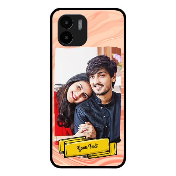 Xiaomi Redmi A2 Personalized Glass Phone Case - Marble Texture Design Xiaomi Redmi A2 Personalized Glass Phone Case - Marble Texture Design