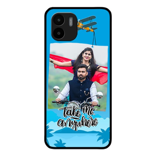 Xiaomi Redmi A2 Custom Glass Mobile Case - Traveller Design