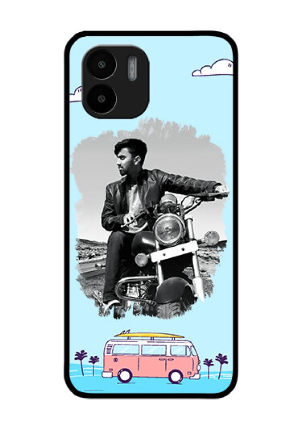 Xiaomi Redmi A2 Photo Printing on Glass Case - Travel & Adventure Design