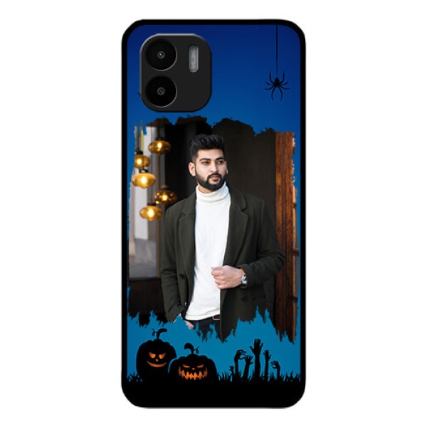 Xiaomi Redmi A2 Photo Printing on Glass Case - with pro Halloween design