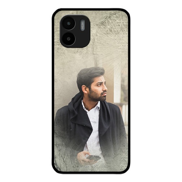 Xiaomi Redmi A2 Custom Glass Phone Case - with vintage design