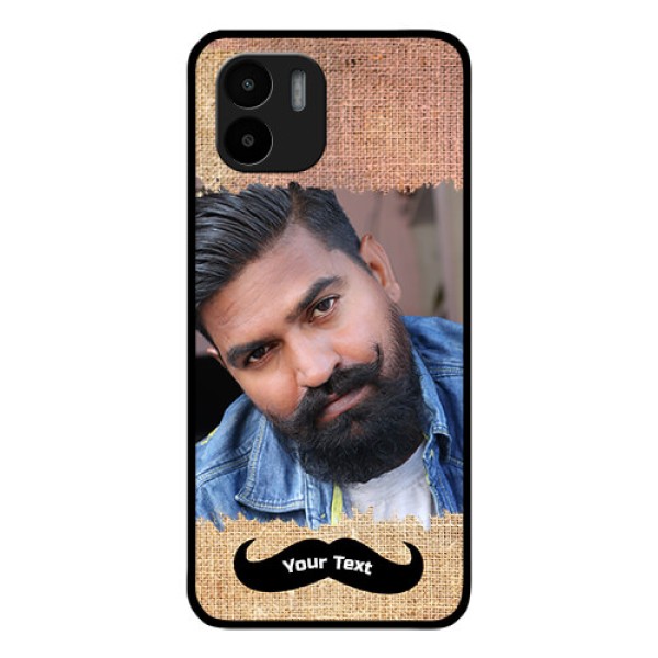 Xiaomi Redmi A2 Personalized Glass Phone Case - with Texture Design