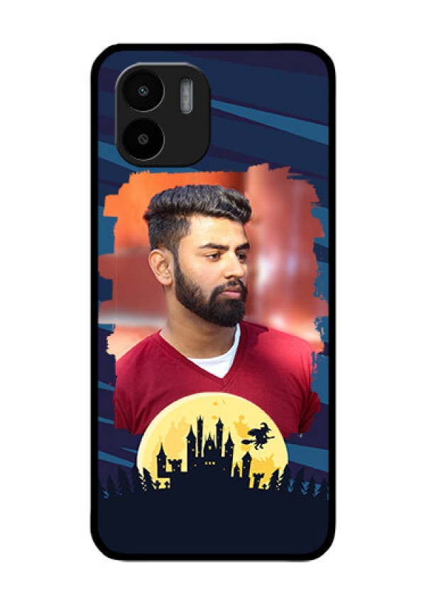 Xiaomi Redmi A2 Photo Printing on Glass Case - Halloween Witch Design