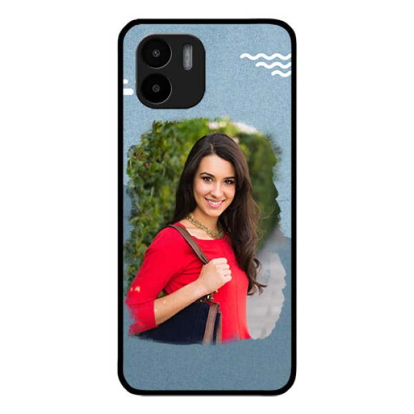 Xiaomi Redmi A2 Custom Glass Mobile Case - Grunge Line Art Design