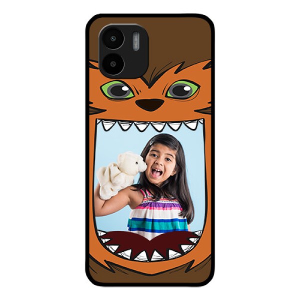 Xiaomi Redmi A2 Photo Printing on Glass Case - Owl Monster Back Case Design Xiaomi Redmi A2 Photo Printing on Glass Case - Owl Monster Back Case Design
