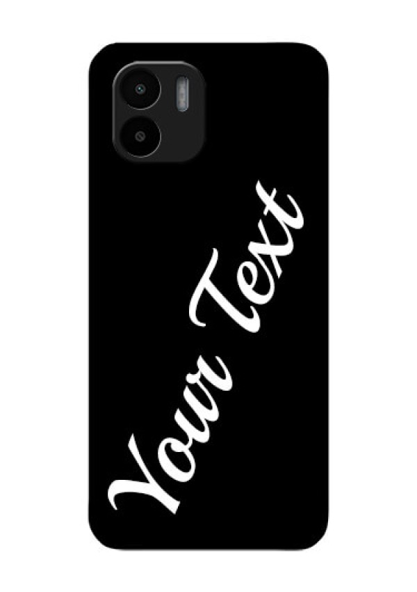Xiaomi Redmi A2 Custom Glass Mobile Cover with Your Name