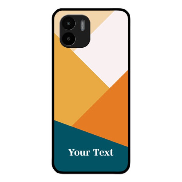 Xiaomi Redmi A2 Personalized Glass Phone Case - Stacked Multi-colour Design Xiaomi Redmi A2 Personalized Glass Phone Case - Stacked Multi-colour Design