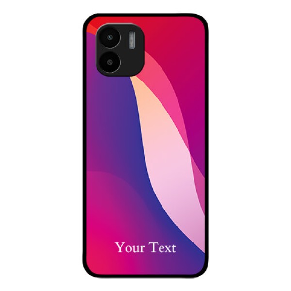 Xiaomi Redmi A2 Personalized Glass Phone Case - Digital abstract Overlap Design Xiaomi Redmi A2 Personalized Glass Phone Case - Digital abstract Overlap Design