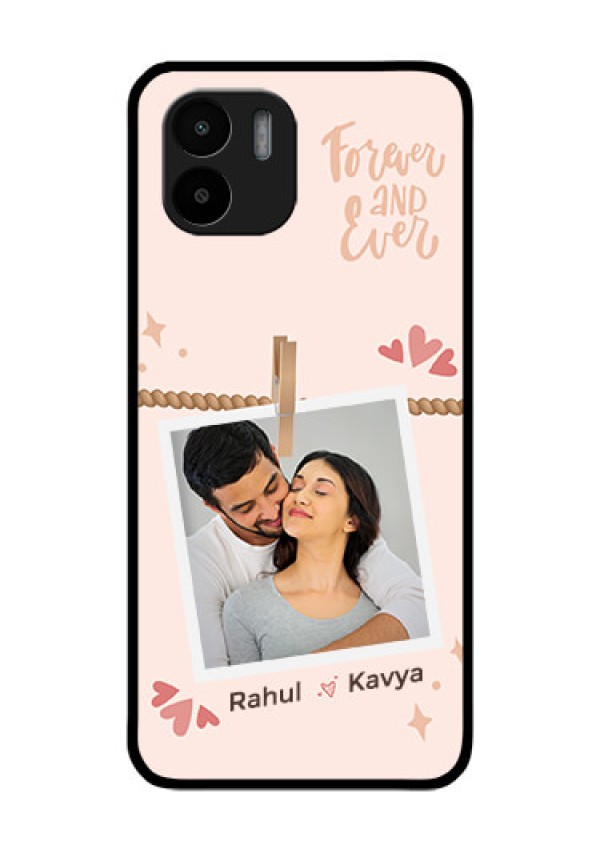 Xiaomi Redmi A2 Custom Glass Phone Case - Forever and ever love Design