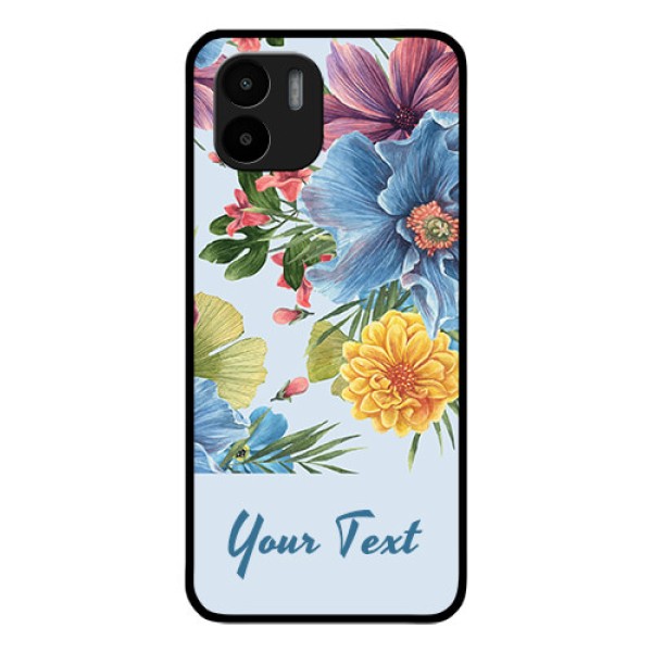 Xiaomi Redmi A2 Custom Glass Mobile Case - Stunning Watercolored Flowers Painting Design Xiaomi Redmi A2 Custom Glass Mobile Case - Stunning Watercolored Flowers Painting Design