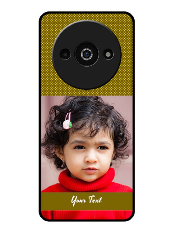 Custom Xiaomi Redmi A3 Custom Glass Phone Case - Simple Green Color Design