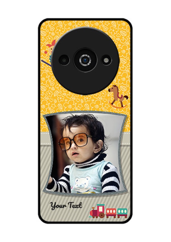 Xiaomi Redmi A3 Custom Glass Phone Case - Baby Picture Upload Design