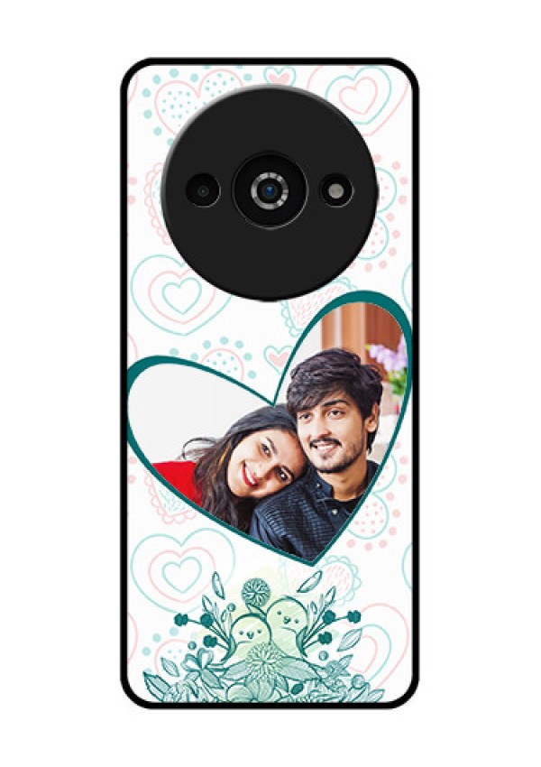 Xiaomi Redmi A3 Custom Glass Phone Case - Premium Couple Design