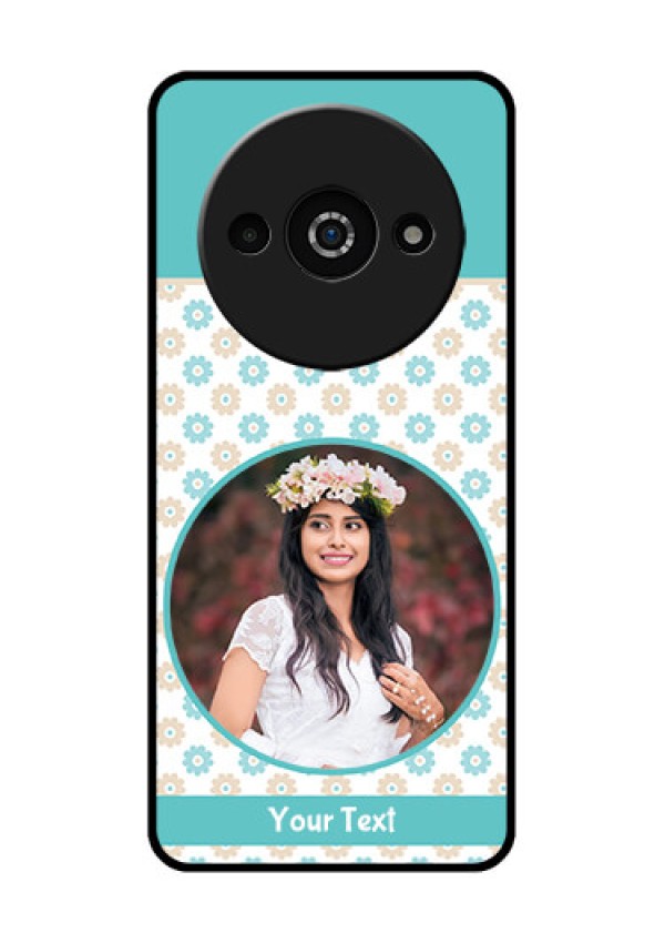 Xiaomi Redmi A3 Custom Glass Phone Case - Beautiful Flowers Design