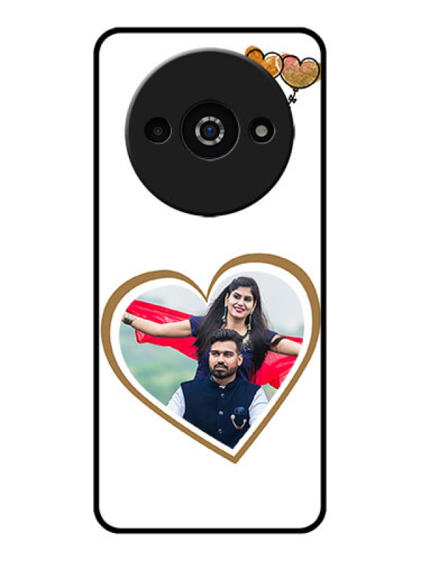 Custom Xiaomi Redmi A3 Custom Glass Phone Case - You & Me Design