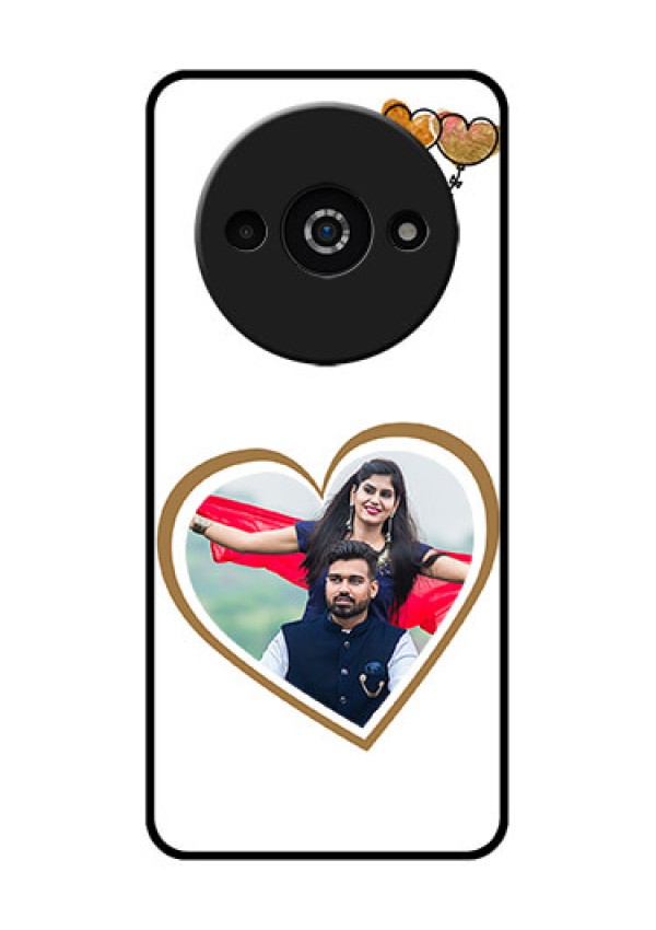 Xiaomi Redmi A3 Custom Glass Phone Case - You & Me Design