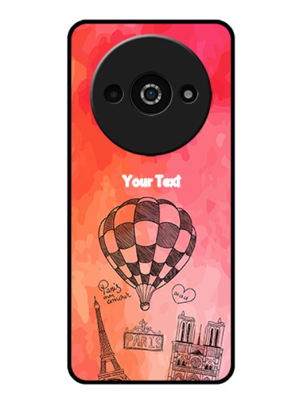 Custom Xiaomi Redmi A3 Custom Glass Phone Case - Paris Theme Design
