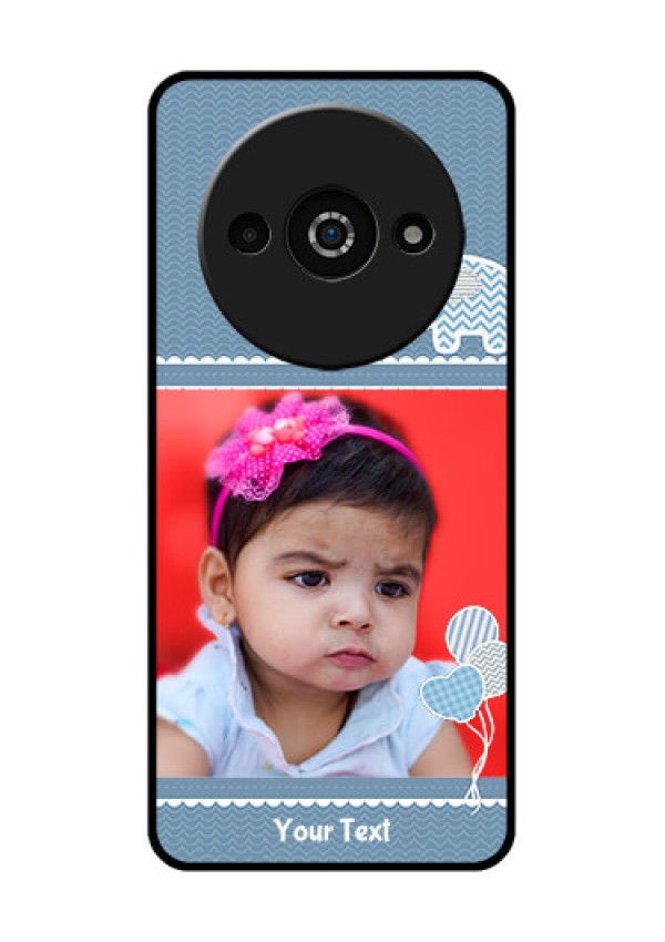 Xiaomi Redmi A3 Custom Glass Phone Case - With Kids Pattern Design