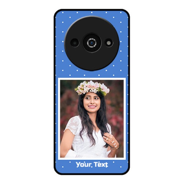 Xiaomi Redmi A3 Custom Glass Phone Case - Polka Dots Design