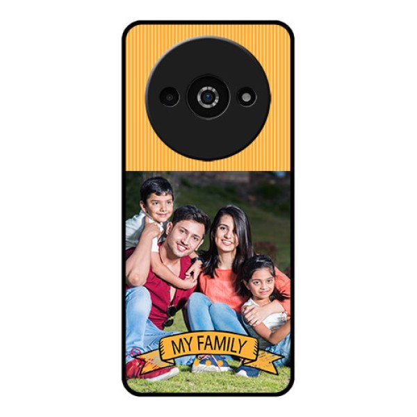 Xiaomi Redmi A3 Custom Glass Phone Case - My Family Design