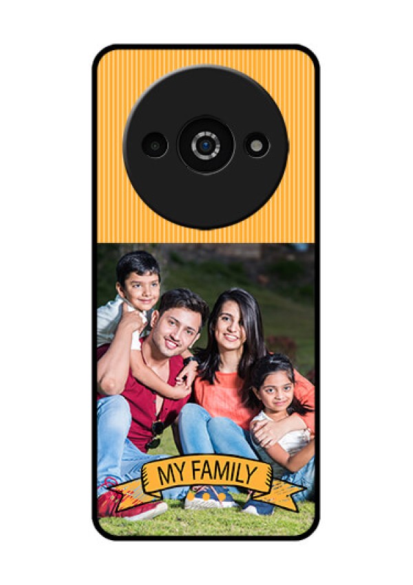 Xiaomi Redmi A3 Custom Glass Phone Case - My Family Design