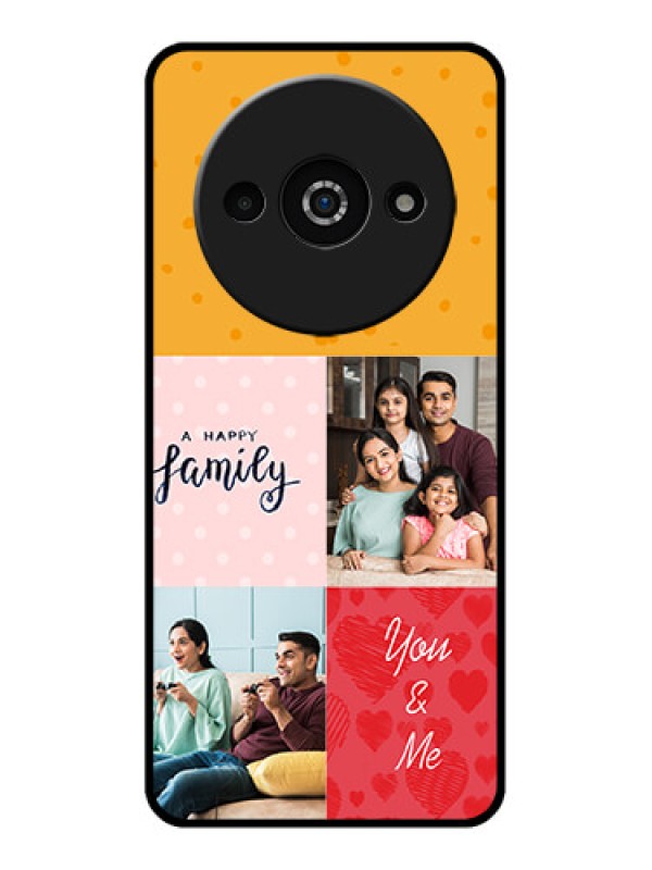 Custom Xiaomi Redmi A3 Custom Glass Phone Case - Images With Quotes Design