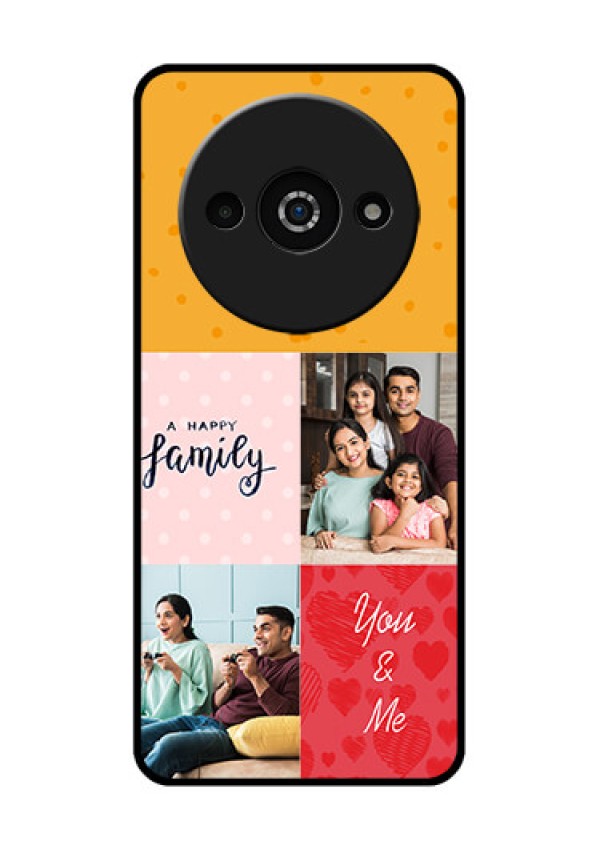 Xiaomi Redmi A3 Custom Glass Phone Case - Images With Quotes Design