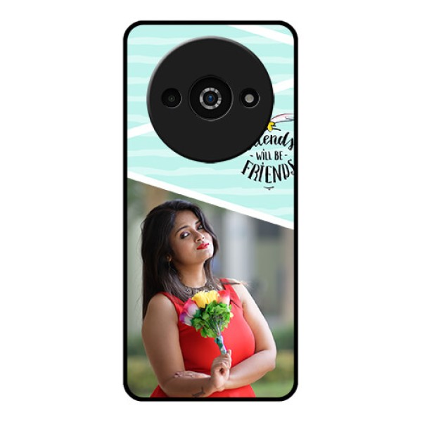 Xiaomi Redmi A3 Custom Glass Phone Case - Friends Picture Icon Design Xiaomi Redmi A3 Custom Glass Phone Case - Friends Picture Icon Design