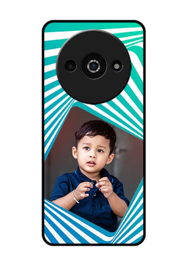 Xiaomi Redmi A3 Custom Glass Phone Case - Abstract Spiral Design