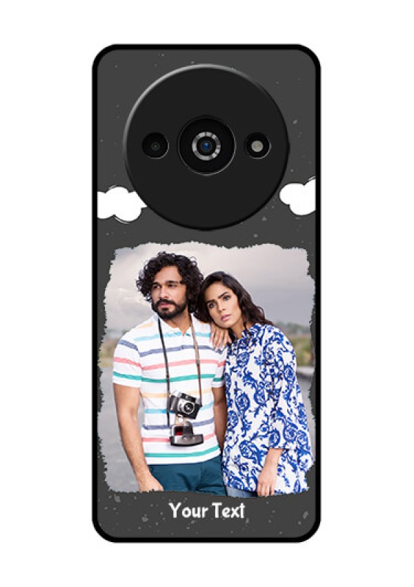 Xiaomi Redmi A3 Custom Glass Phone Case - Splashes With Love Doodles Design