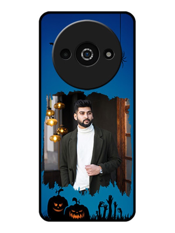 Custom Xiaomi Redmi A3 Custom Glass Phone Case - With Pro Halloween Design