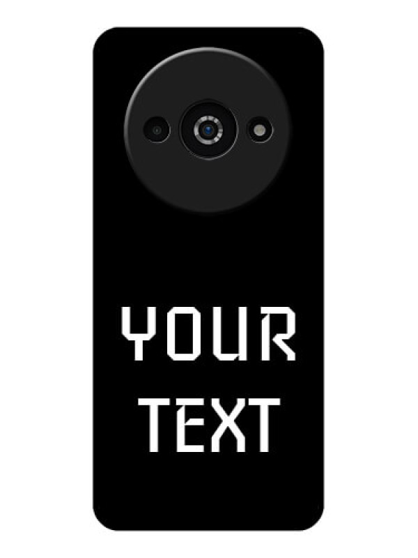 Custom Xiaomi Redmi A3 Custom Glass Phone Case - Your Name Design