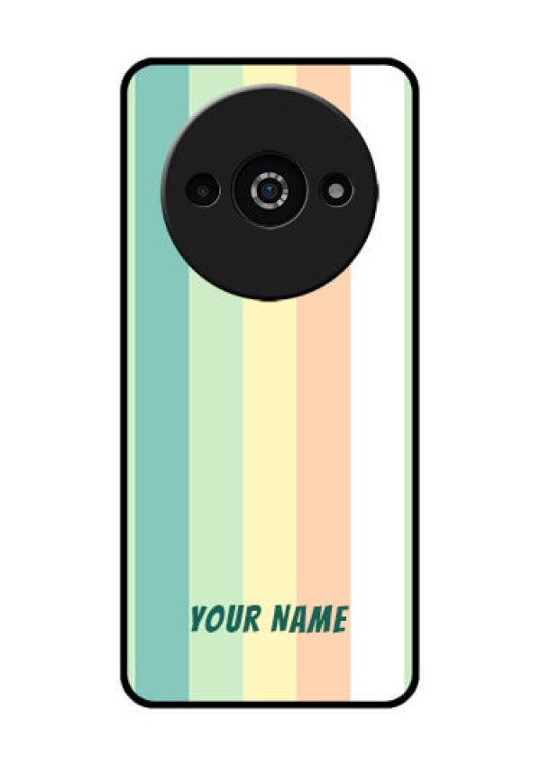 Xiaomi Redmi A3 Custom Glass Phone Case - Multi - Colour Stripes Design