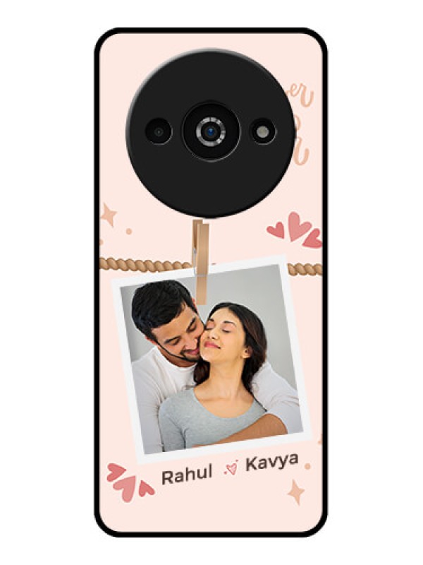 Custom Xiaomi Redmi A3 Custom Glass Phone Case - Forever And Ever Love Design