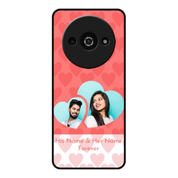 Redmi A3X Custom Glass Phone Case - Couple Pic Upload Design Redmi A3X Custom Glass Phone Case - Couple Pic Upload Design