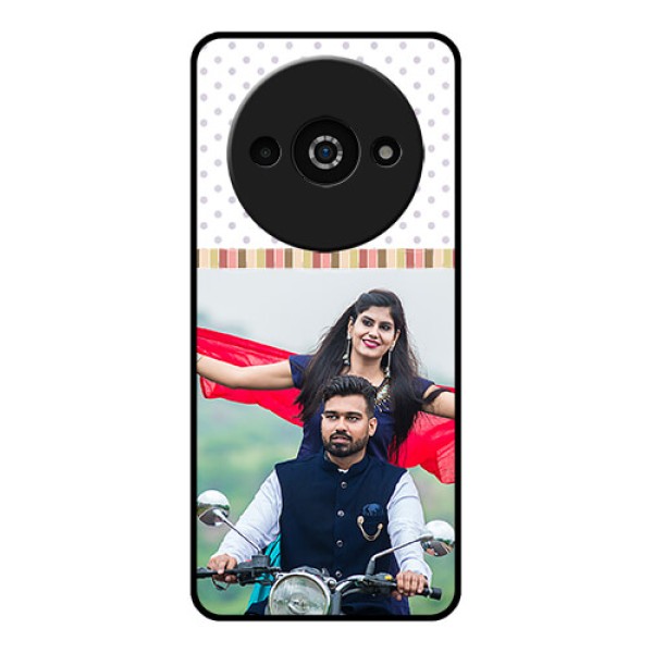 Redmi A3X Custom Glass Phone Case - Cute Family Design